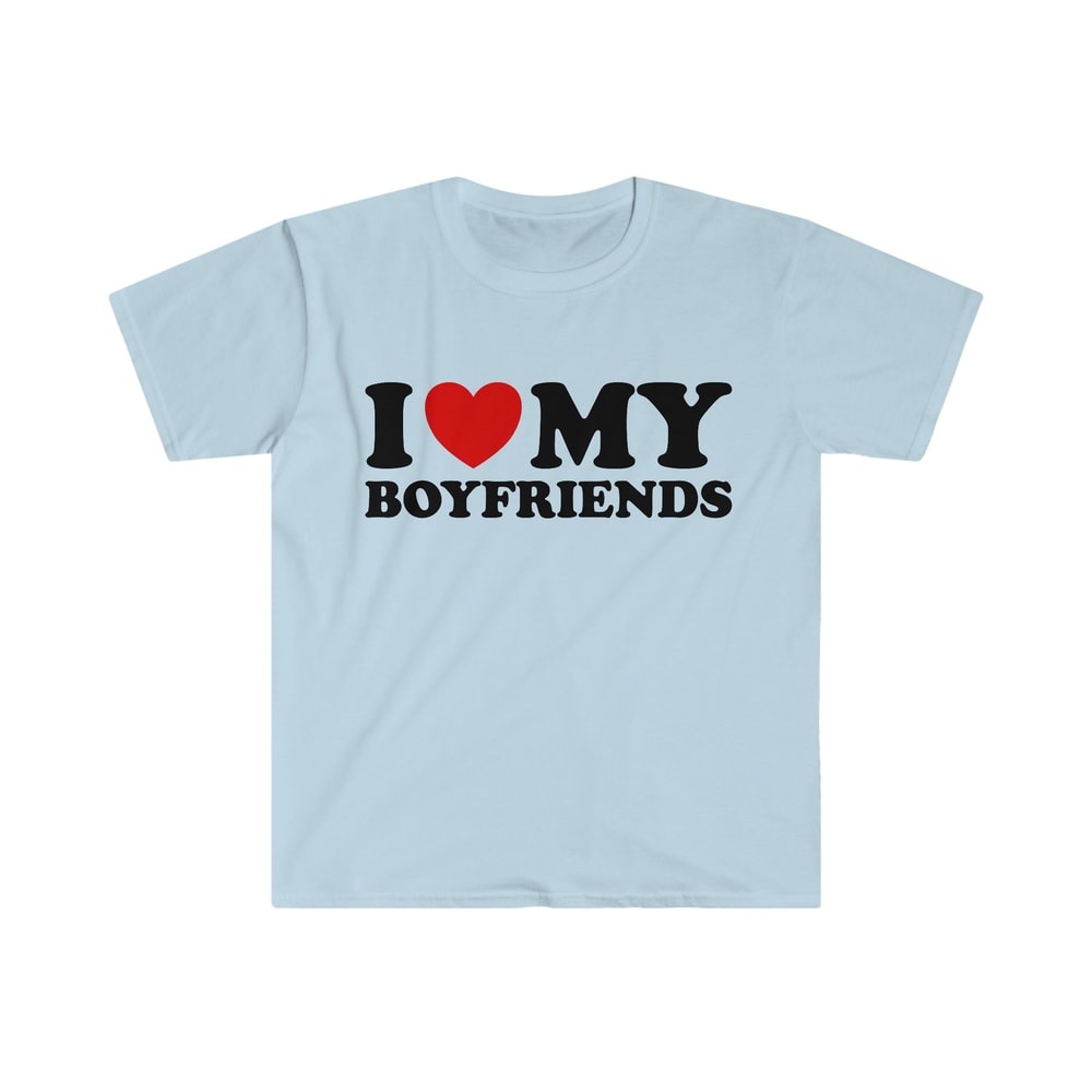 Funny Y2K TShirt, I Love Heart My Boyfriends 2000's Style Meme Tee, Gift Shirt - 4.jpg