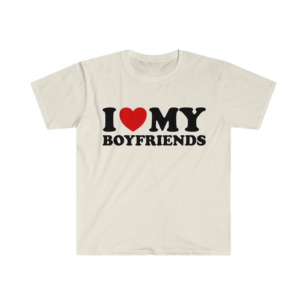 Funny Y2K TShirt, I Love Heart My Boyfriends 2000's Style Meme Tee, Gift Shirt - 5.jpg