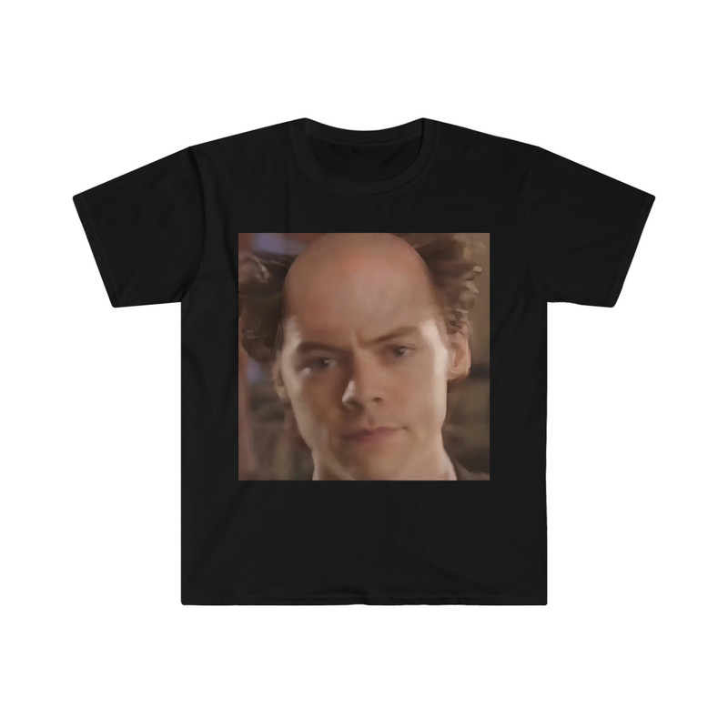Harry 1D Bald Style Selfie Meme TShirt Cursed One Direction Funny Meme Tee - 2.jpg