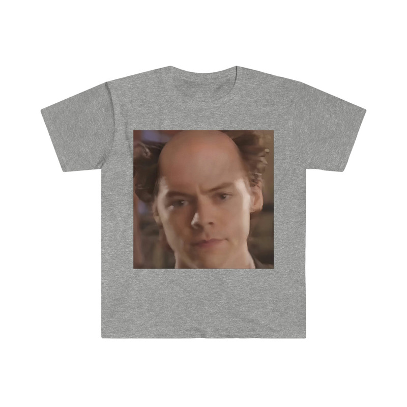 Harry 1D Bald Style Selfie Meme TShirt Cursed One Direction Funny Meme Tee - 5.jpg