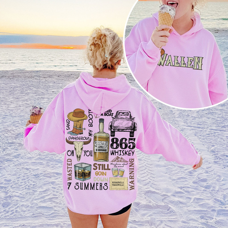 Wallen Western Sweatshirt, Wallen Country Music Shirt, Bull Skull Wallen Hoodie, Western Tour Shirt, Western Graphic Tee, Cowboys Shirt - 6.jpg