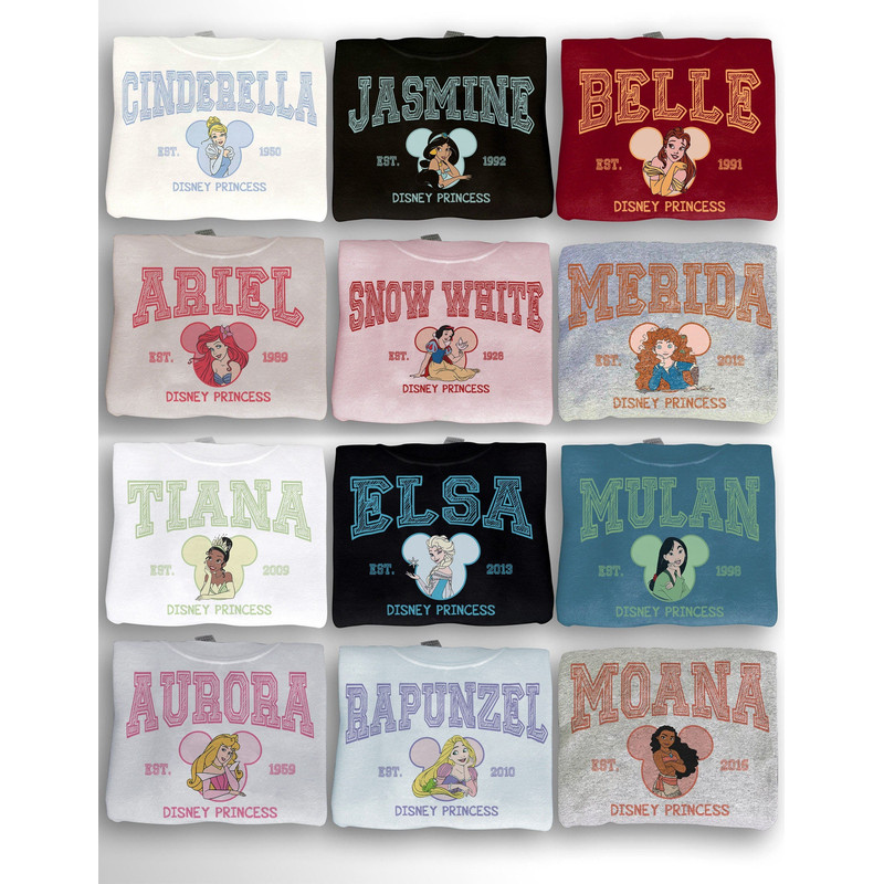 Disney Princess Group Shirt, Disney Princess Shirt, Princess Family Trip 2023, Family Vacation Shirt, Girls' Disney, Matching Princess Shirt - 1.jpg