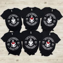 let's cruise 2023 disney shirt, matching disney cruise shirt, disney cruise shirts, d