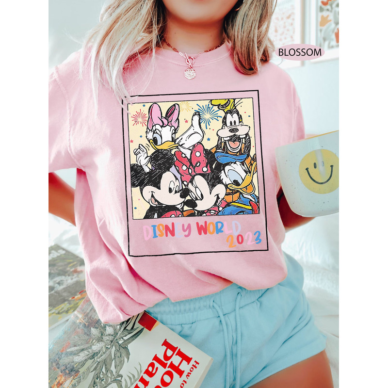 Retro Disney World 2023 Shirt, Vintage Walt Disney World Shirt, Mickey and Friend Shirt, Disney Family Shirts, Disneyland, Disney Trip Shirt - 3.jpg