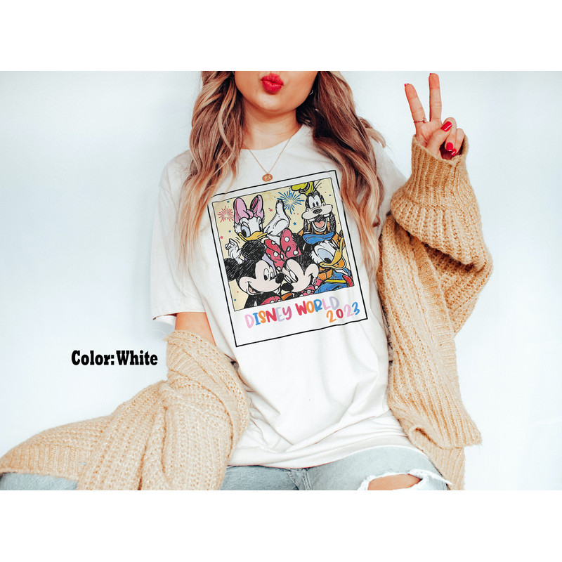 Retro Disney World 2023 Shirt, Vintage Walt Disney World Shirt, Mickey and Friend Shirt, Disney Family Shirts, Disneyland, Disney Trip Shirt - 4.jpg