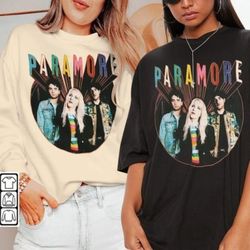rock band 2023 paramore music tour t shirt