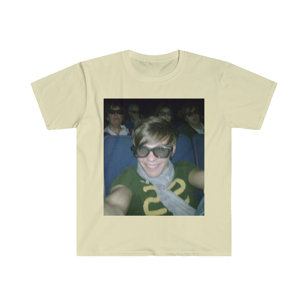 Louis Tomlinson Movie Theatre Selfie Meme TShirt Cursed One Direction Funny Meme Tee - 1.jpg