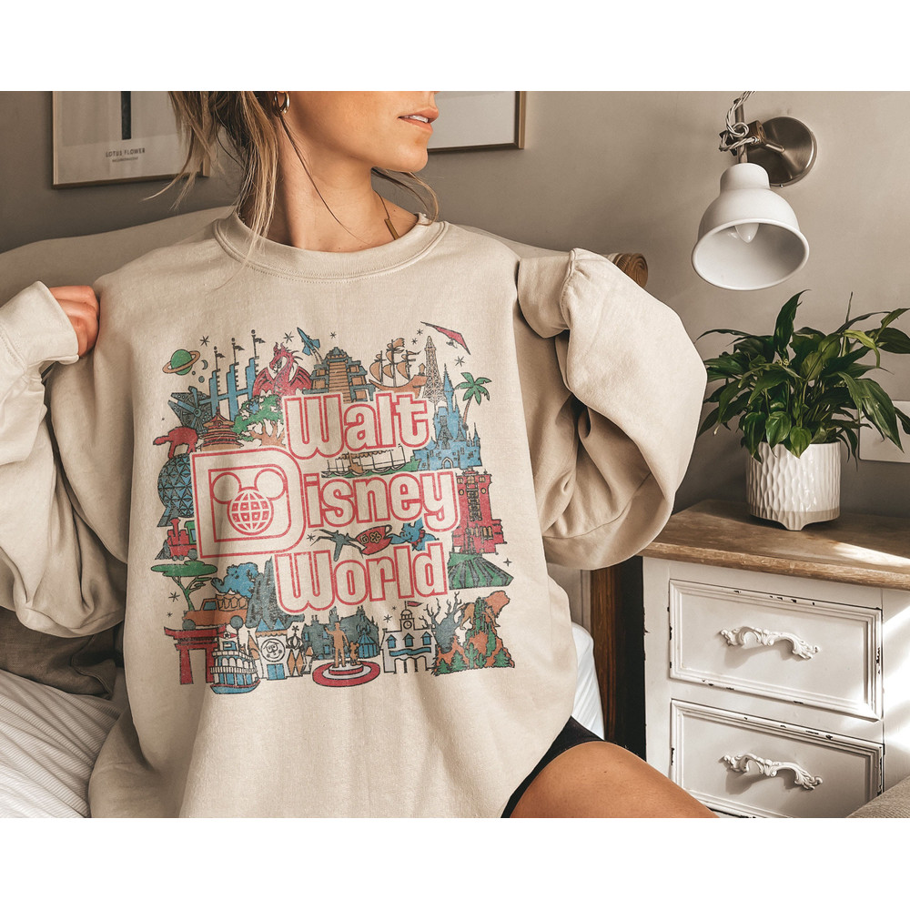 Vintage Walt Disney World Sweatshirt, Disney Retro Shirt, Disney Vacation 2023 Shirt, Disney Retro Shirt, Disney Family, Disney Trip Shirt - 2.jpg