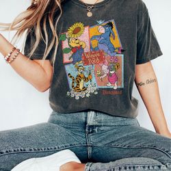 vintage winnie the pooh comfort colors shirt, retro disney pooh bear shirt, pooh bear