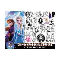 disney frozen svg bundle, princess svg, disney svg