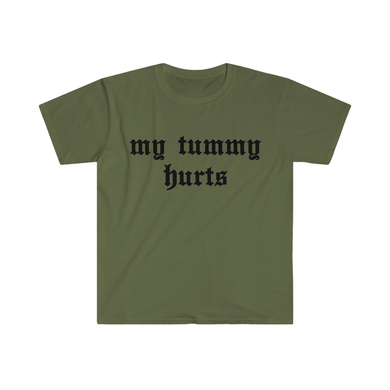 My Tummy Hurts Thug Life Oddly Specific Funny Meme TShirt - 2.jpg