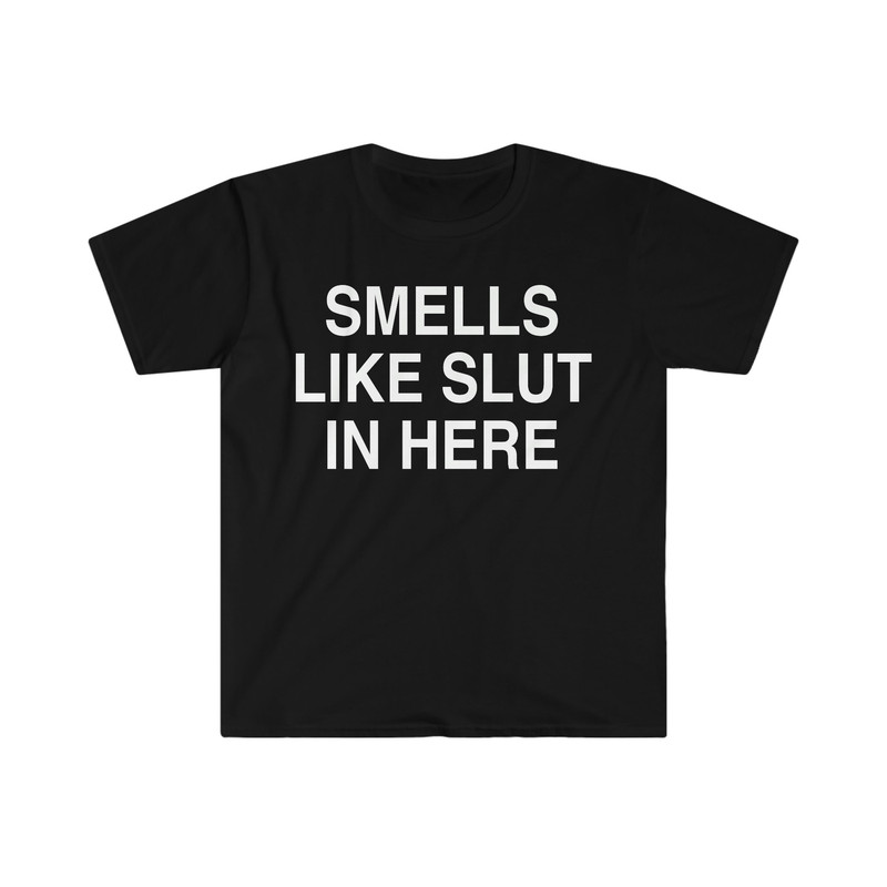 Smells Like Slut in Here Funny Meme T Shirt - 1.jpg