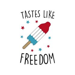 tasted like freedom, ice cream, freedom svg