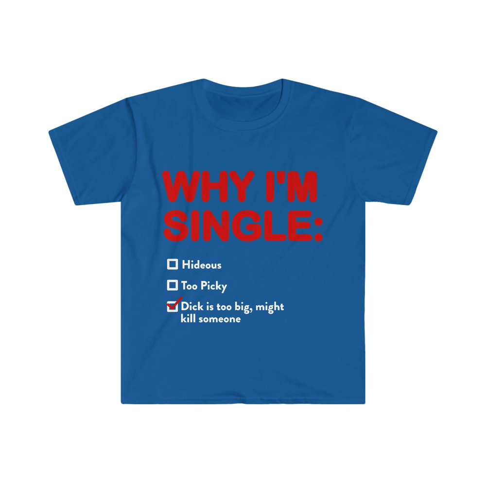 WHY I'M SINGLE Funny List Meme Tee Shirt - 1.jpg