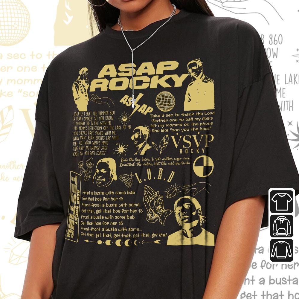 ASAP Rocky Doodle Art Shirt, ASAP Rocky Sweatshirt, Testing Vintage Lyric Album Song Rap Retro Unisex Gifts For Fan Hoodie Da2404CT - 3.jpg
