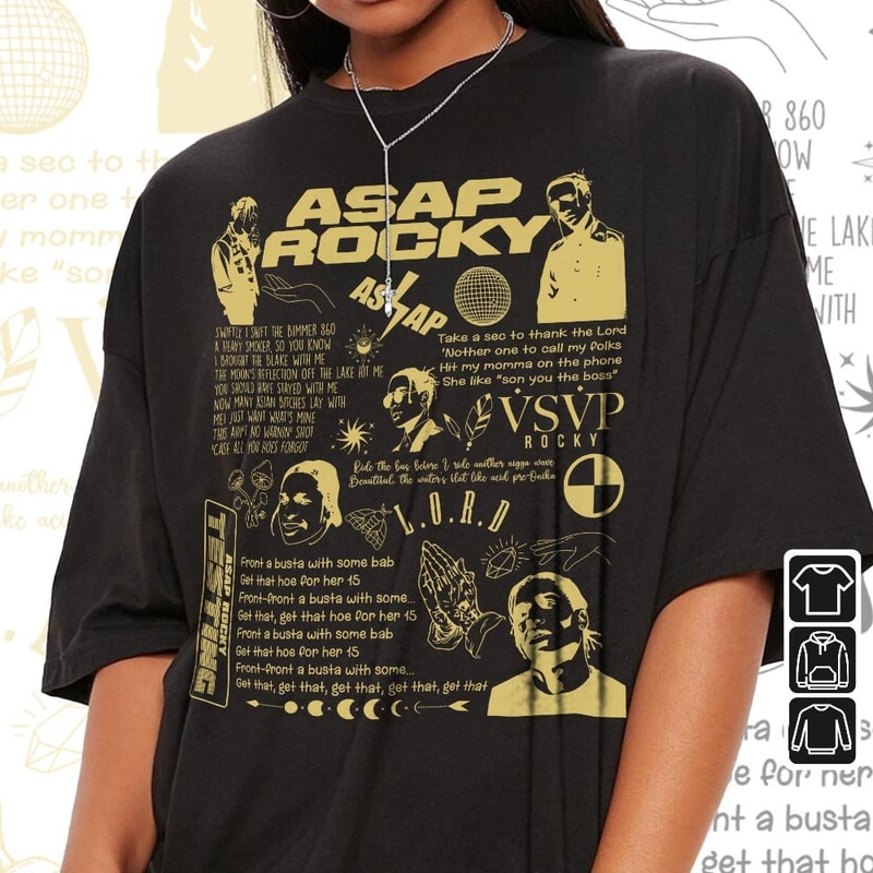 ASAP Rocky Doodle Art Shirt, ASAP Rocky Sweatshirt, Testing Vintage Lyric Album Song Rap Retro Unisex Gifts For Fan Hoodie Da2404CT - 3.jpg