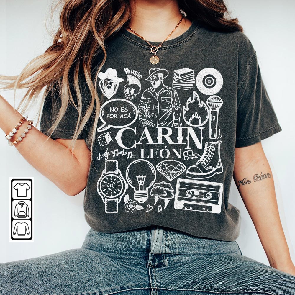 Carin Leon Doodle Art Shirt, Vintage Carin Leon Merch Lyric Album Art Sweatshirt Hoodie Carin Leon Tour 2023 DA0906DT - 1.jpg