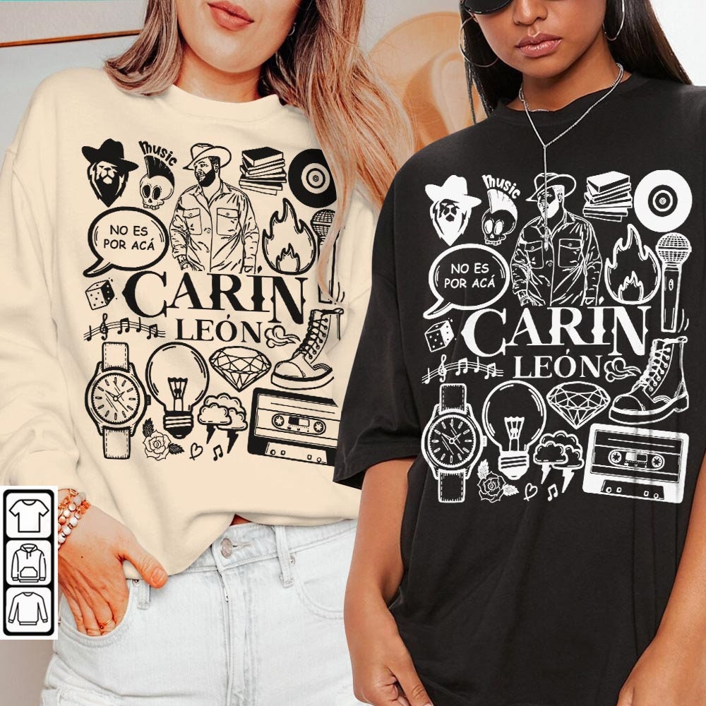 Carin Leon Doodle Art Shirt, Vintage Carin Leon Merch Lyric Album Art Sweatshirt Hoodie Carin Leon Tour 2023 DA0906DT - 2.jpg