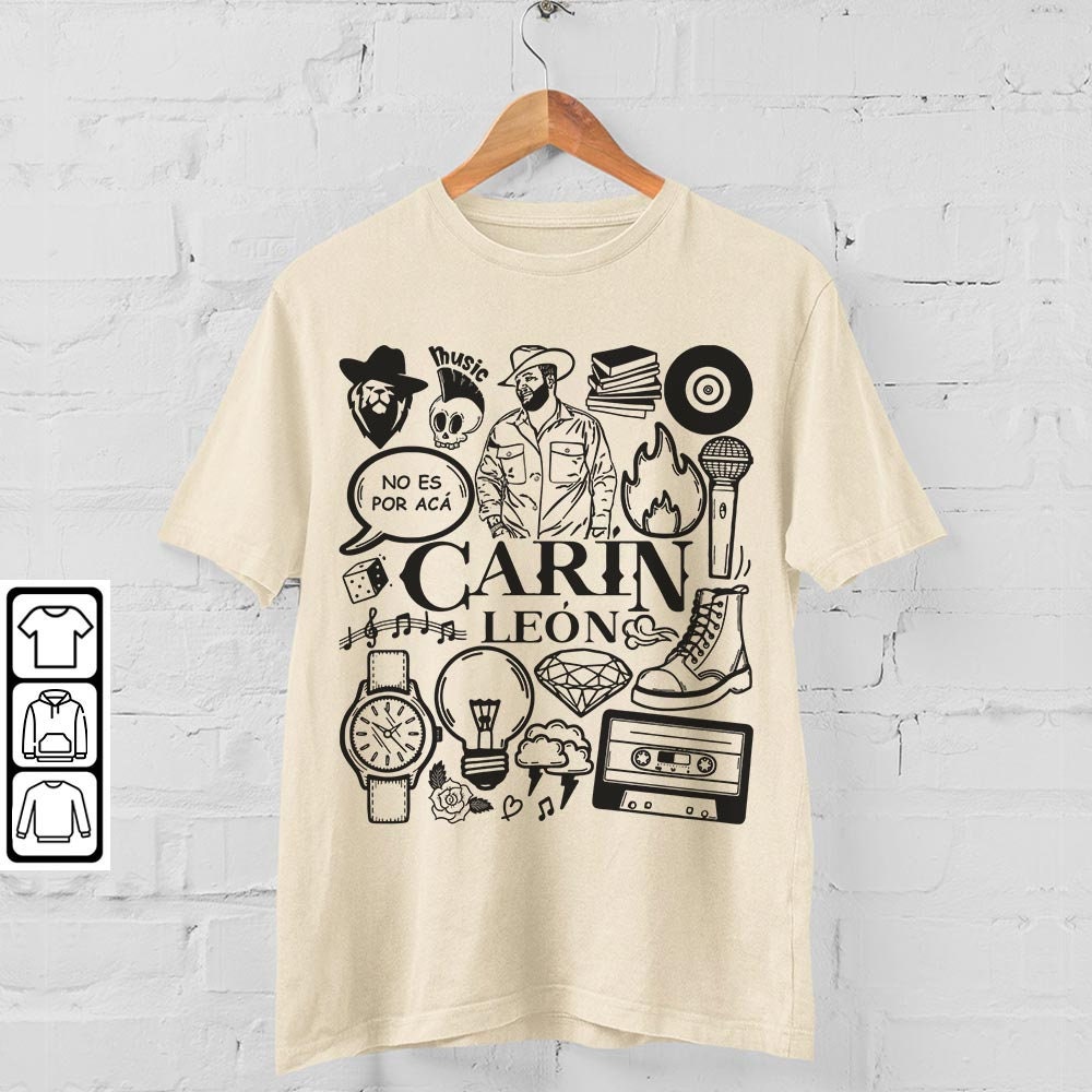 Carin Leon Doodle Art Shirt, Vintage Carin Leon Merch Lyric Album Art Sweatshirt Hoodie Carin Leon Tour 2023 DA0906DT - 4.jpg