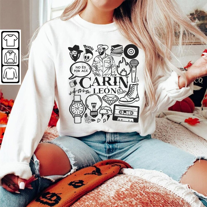 Carin Leon Doodle Art Shirt, Vintage Carin Leon Merch Lyric Album Art Sweatshirt Hoodie Carin Leon Tour 2023 DA0906DT - 5.jpg