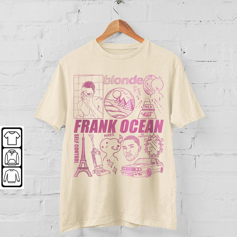 Frank Ocean Doodle Art Shirt, Frank Ocean Blonde Album Tour 2023 Vintage Merch, Frank Ocean Music V2 L3004DA - 4.jpg
