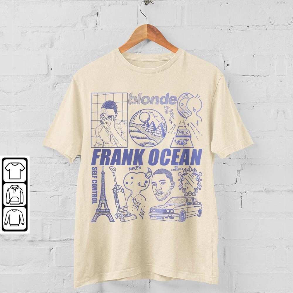 Frank Ocean Music Shirt, Frank Ocean Blonde Album Typo Sweashirt Hoodie, Retro Frank Ocean Tour Music DA1205DT - 4.jpg