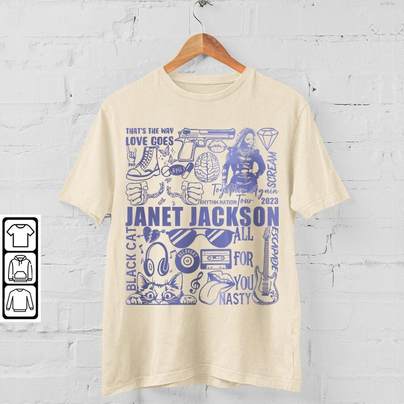 Janet Jackson Doodle Art Shirt, Vintage Merch Together Again Tour Album Lyrics Sweatshirt Hoodie, Janet Jackson Tour 2023 Tattoo DA1205DT - 4.jpg