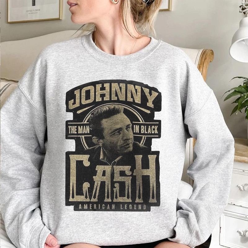Johnny Cash Shirt, Johnny Cash Vintage Tee 2, Cowboy Shirt, Cash Country Shirt, Country Music For Fan Nov Trending Sweatshirt - 2.jpg