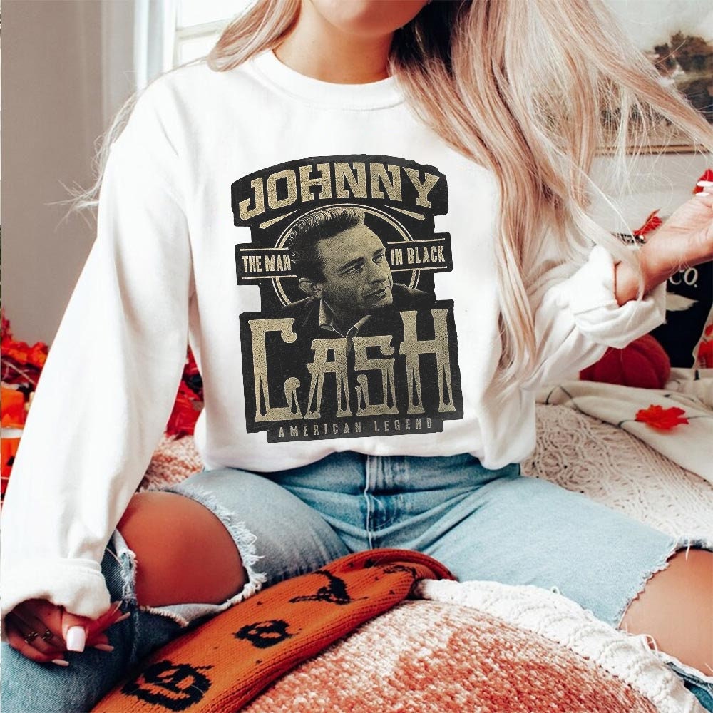 Johnny Cash Shirt, Johnny Cash Vintage Tee 2, Cowboy Shirt, Cash Country Shirt, Country Music For Fan Nov Trending Sweatshirt - 3.jpg