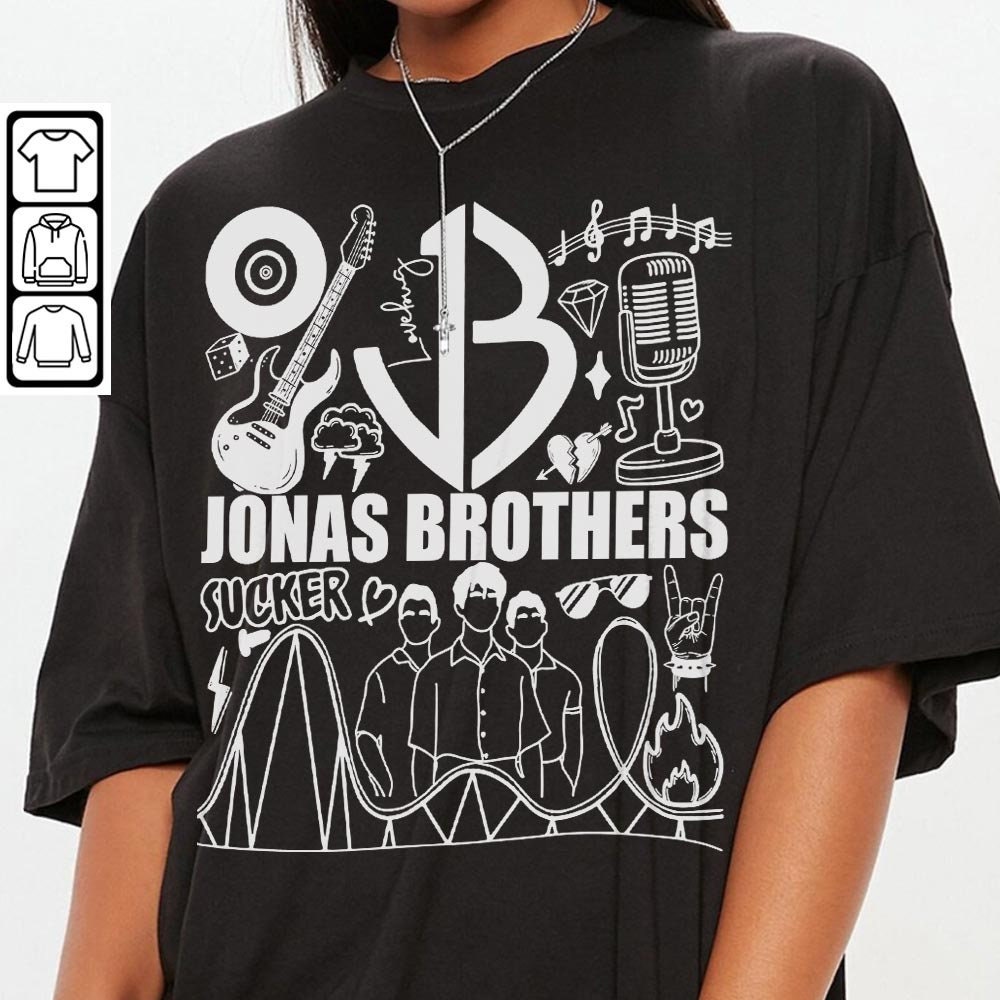 Jonas Brothers Doodle Art Shirt, Vintage Jonas Brothers Lyric Merch Tee Sweatshirt Hoodie, Retro Jonas Brothers Tour DA1205DT - 3.jpg