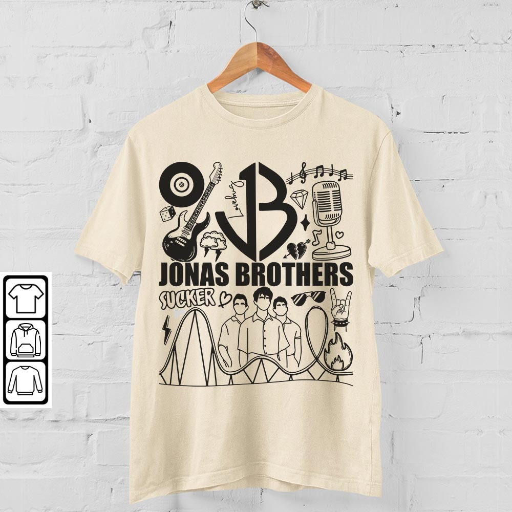 Jonas Brothers Doodle Art Shirt, Vintage Jonas Brothers Lyric Merch Tee Sweatshirt Hoodie, Retro Jonas Brothers Tour DA1205DT - 4.jpg