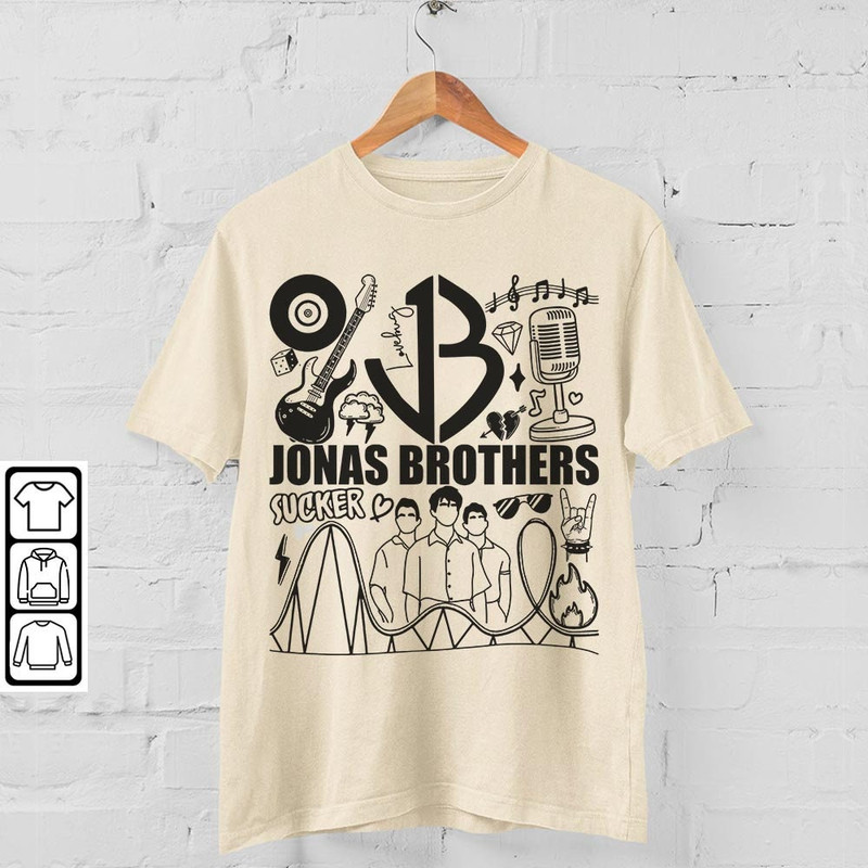 Jonas Brothers Doodle Art Shirt, Vintage Jonas Brothers Lyric Merch Tee Sweatshirt Hoodie, Retro Jonas Brothers Tour DA1205DT - 4.jpg