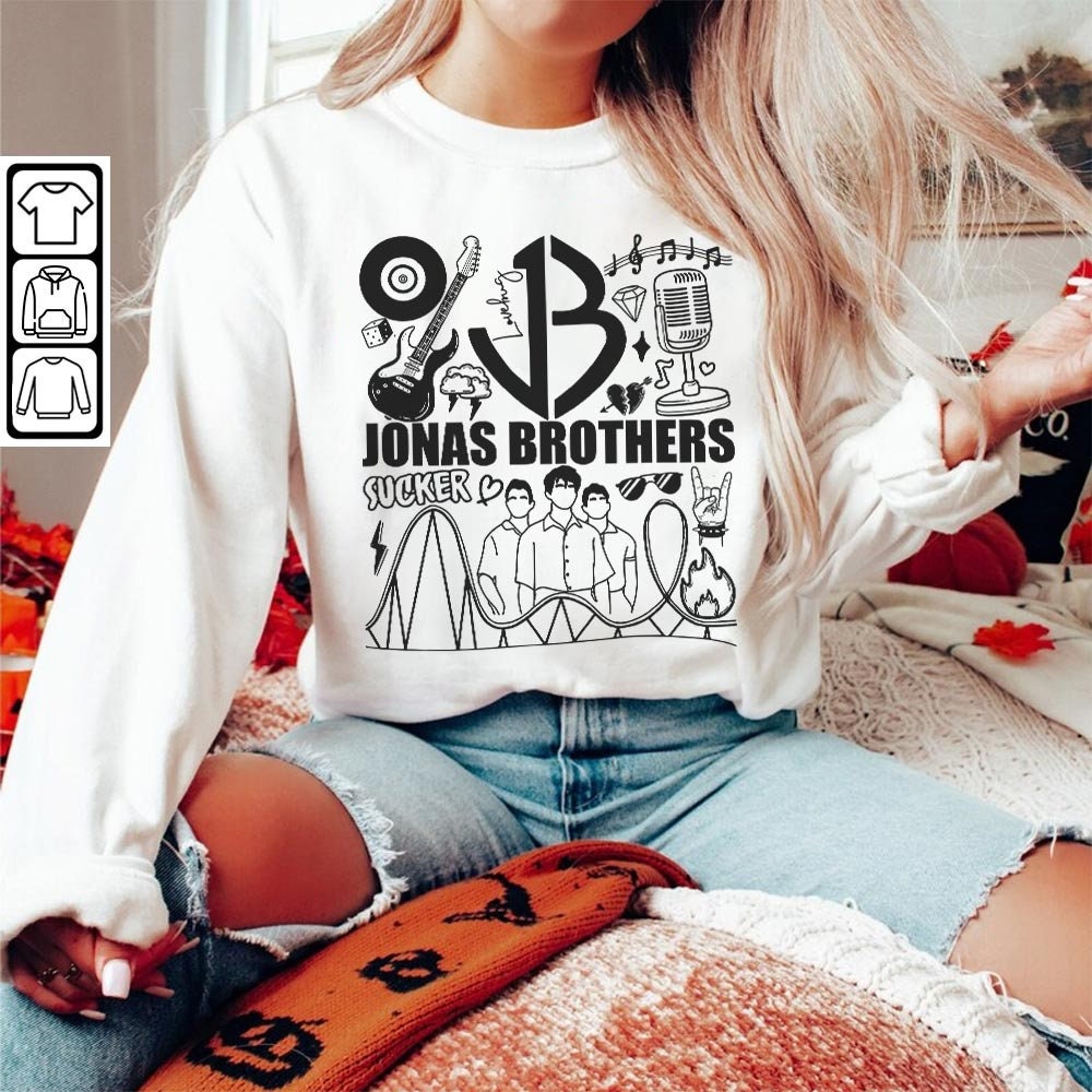 Jonas Brothers Doodle Art Shirt, Vintage Jonas Brothers Lyric Merch Tee Sweatshirt Hoodie, Retro Jonas Brothers Tour DA1205DT - 5.jpg