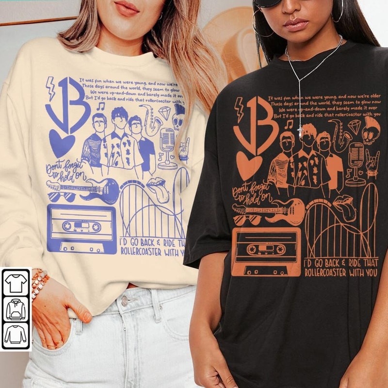 Jonas Brothers Doodle Art Shirt, Vintage Jonas Brothers Lyrics Merch Tee Sweatshirt Hoodie, Retro Jonas Brothers Tour 2023 DA1205DT - 1.jpg