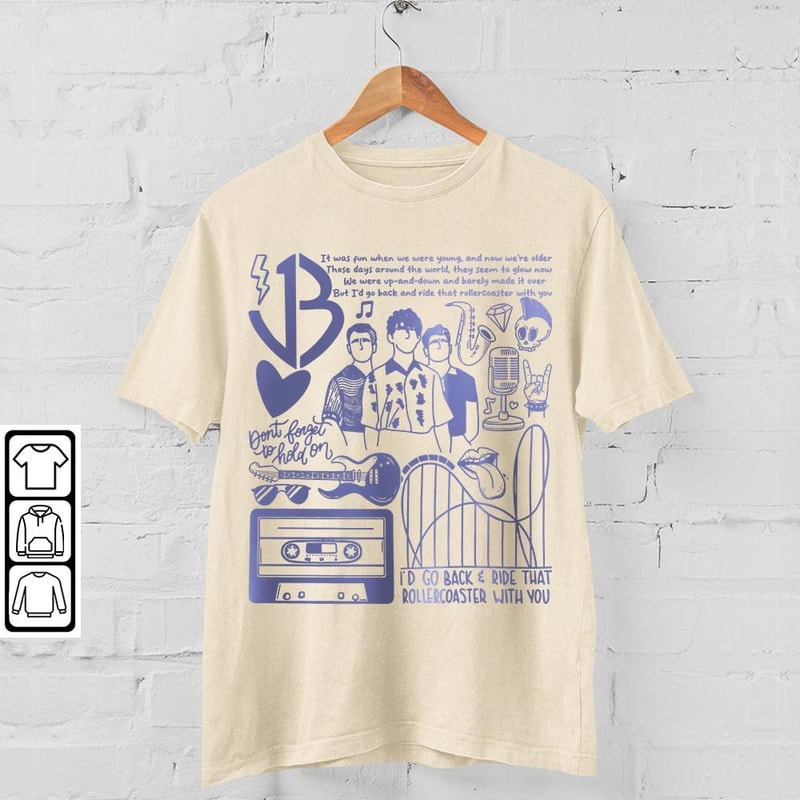 Jonas Brothers Doodle Art Shirt, Vintage Jonas Brothers Lyrics Merch Tee Sweatshirt Hoodie, Retro Jonas Brothers Tour 2023 DA1205DT - 4.jpg