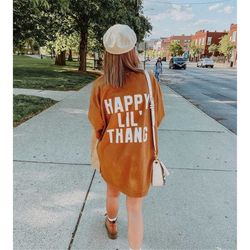 happy lil' thang vintage graphic tee | wolf shirt | comfort colors shirt | aesthetic vsco tee