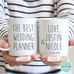 the best wedding planner - wedding planner gift, wedding planner mug, gift for wedding planner, custom wedding coordinat