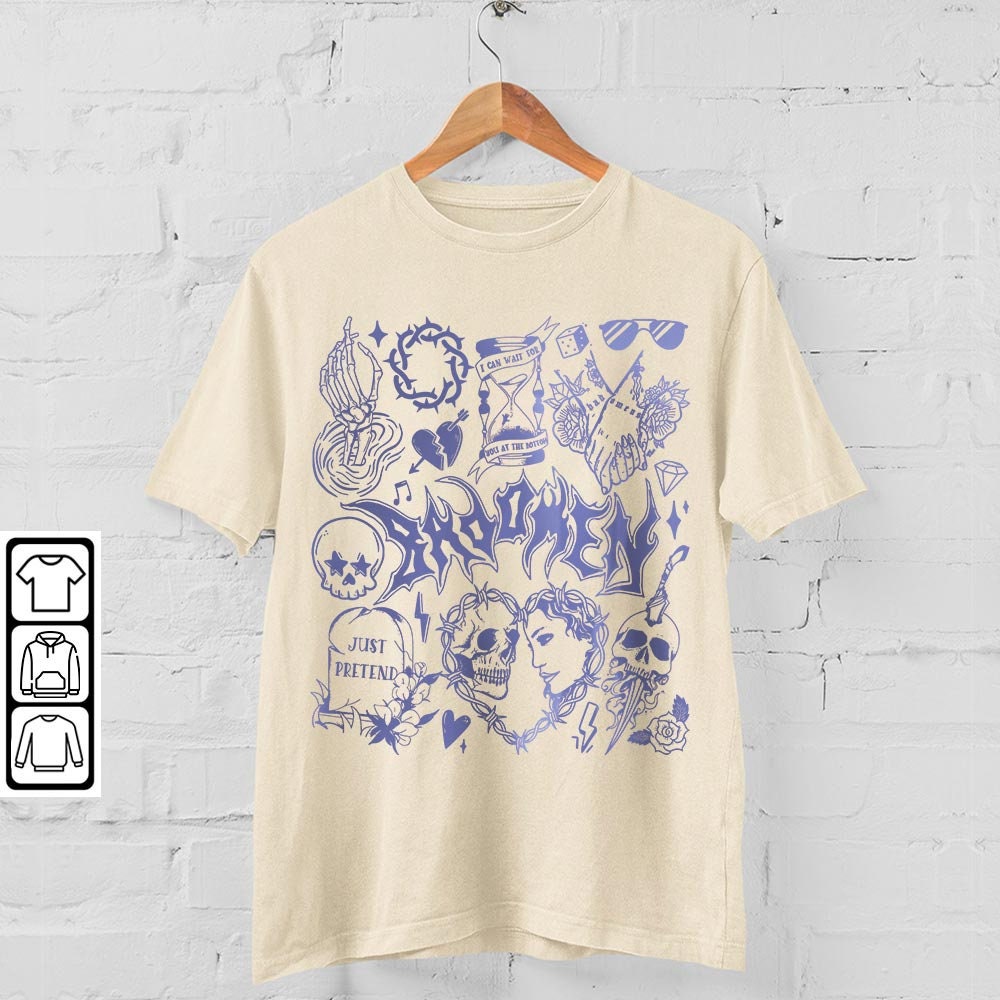 Bad Omens Doodle Art Shirt, Retro Bad Omens Album Lyrics Art Sweatshirt Hoodie Bad Omens Tour 2023 Tattoo V1 DA0806DT - 4.jpg