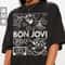 Bon Jovi Doodle Art Shirt, Vintage Bon Jovi Album Lyric Art Tattoo Sweatshirt Hoodie Tour 2023 Concert DA3005DT - 3.jpg