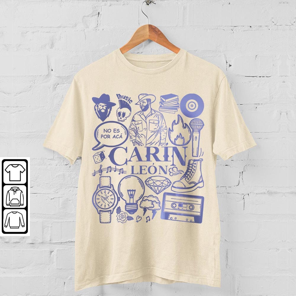 Carin Leon Doodle Art Shirt, Vintage Carin Leon Merch Lyric Album Art Sweatshirt Hoodie Carin Leon Tour 2023 V1 DA0906DT - 4.jpg