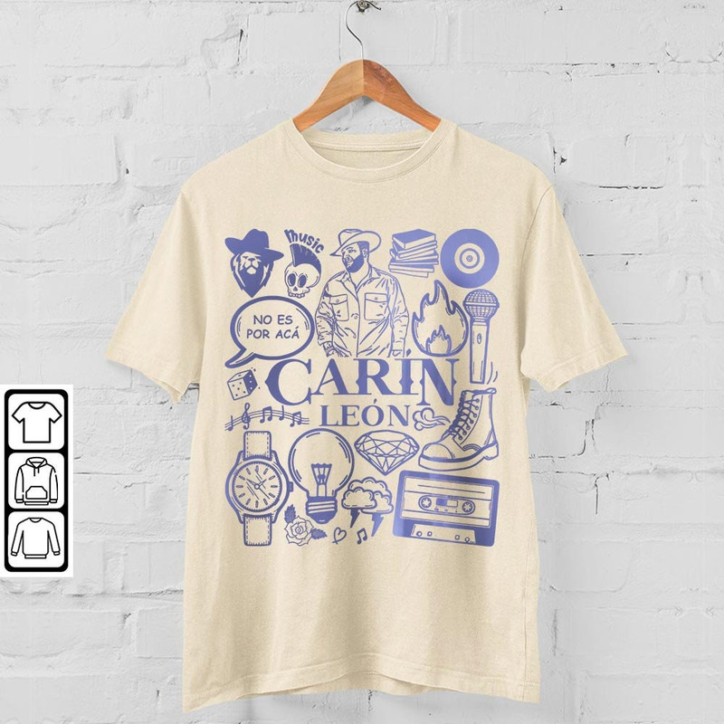 Carin Leon Doodle Art Shirt, Vintage Carin Leon Merch Lyric Album Art Sweatshirt Hoodie Carin Leon Tour 2023 V1 DA0906DT - 4.jpg