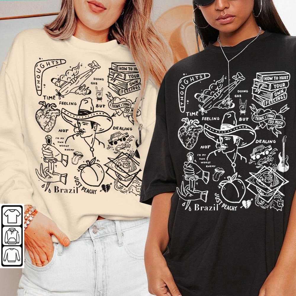 Declan McKenna Doodle Art Shirt, Vintage Declan McKenna Lyric Tattoo Design Art Retro Declan McKenna Tour Concert 2023 DA3105DT - 2.jpg
