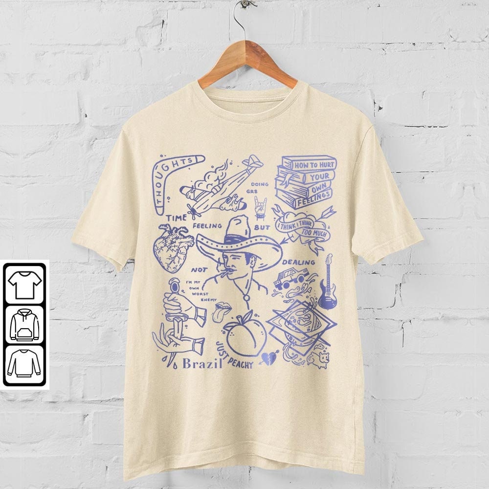 Declan McKenna Doodle Art Shirt, Vintage Declan McKenna Lyric Tattoo Design Art Retro Declan McKenna Tour Concert 2023 V1 DA3105DT - 4.jpg