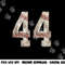 Baseball Jersey Number 44 Outfit Distressed Ball Design png, sublimation copy.jpg
