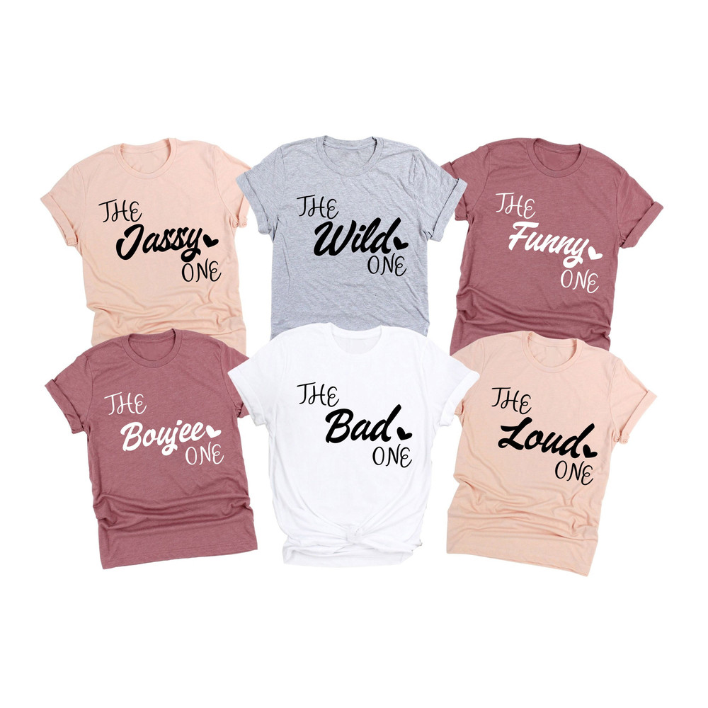 Birthday Group Shirt, Custom Group Shirt, Funny Family Matching T-Shirt, Birthday Squad Shirt,The Wild One Tee,The Sassy One Tee,Group Gift - 1.jpg