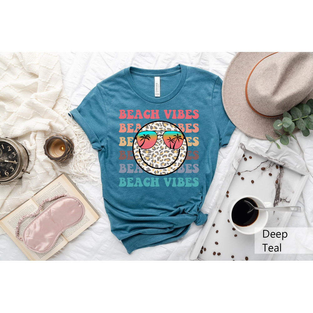 Beach Vibes Shirt, Summer Shirt, Funny Summer, Summer Gift, Hello Summer Tee, Cute Summer Graphic Tee,Palm Tshirt, Beach Shirt,Retro Shirt - 4.jpg