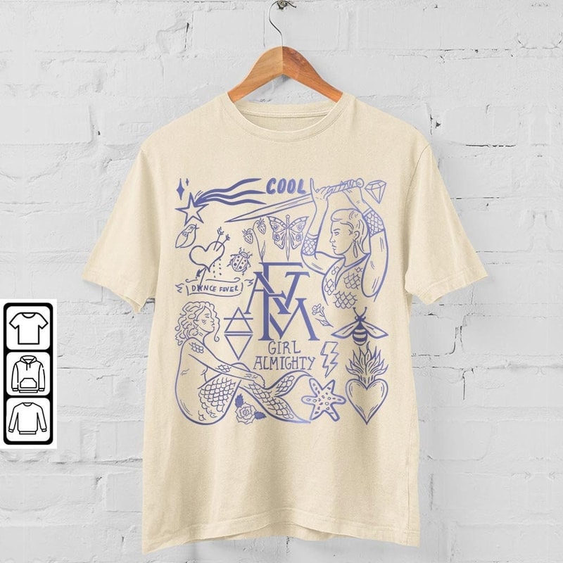 Florence And The Machine Doodle Art Shirt, Vintage Florence And The Machine Album Lyric Art Tattoo Sweatshirt Hoodie Tour 2023 V1 DA3005DT - 4.jpg