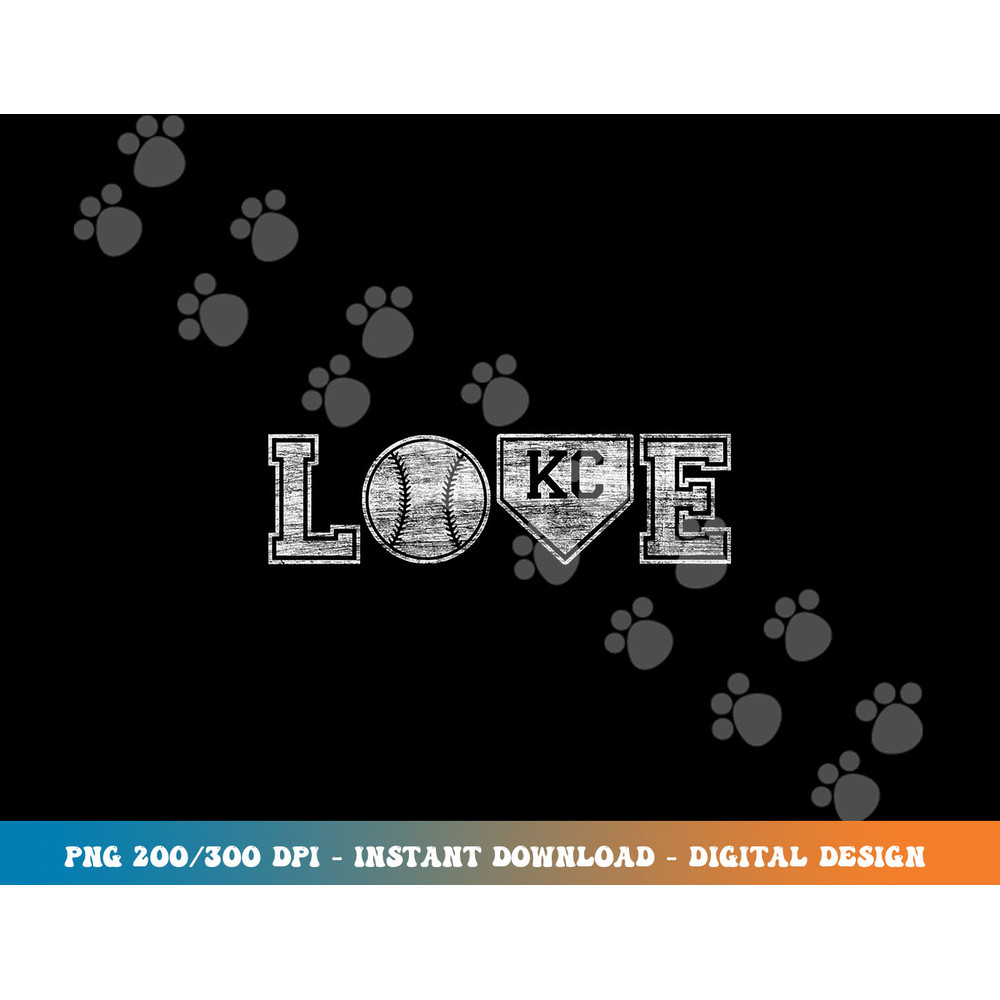 Baseball Kansas City Love Blue Color Royal, National Pastime png, sublimation copy.jpg