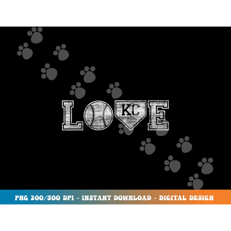 Baseball Kansas City Love Blue Color Royal, National Pastime png, sublimation copy.jpg