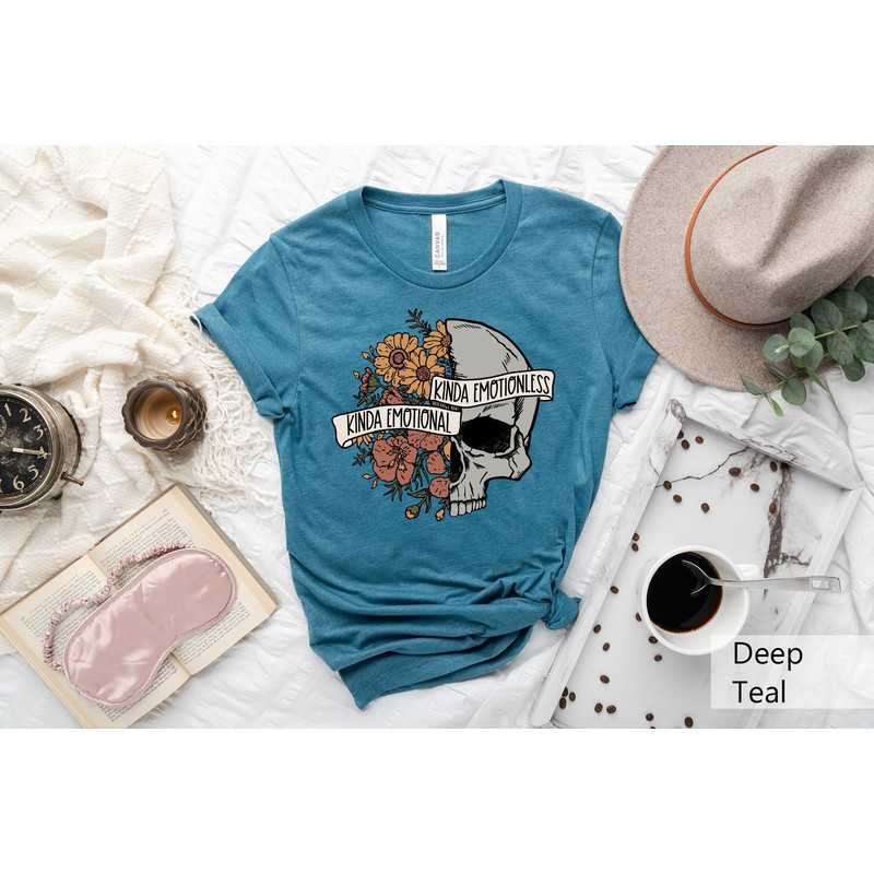 Kinda Emotional Kinda Emotionless Shirt, Mental Health Shirt, Emotion Shirt, Therapist Shirt, Inspirational Shirts, Mental Health Awareness - 1.jpg